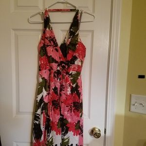 Muse Floral Halter Dress Size 6